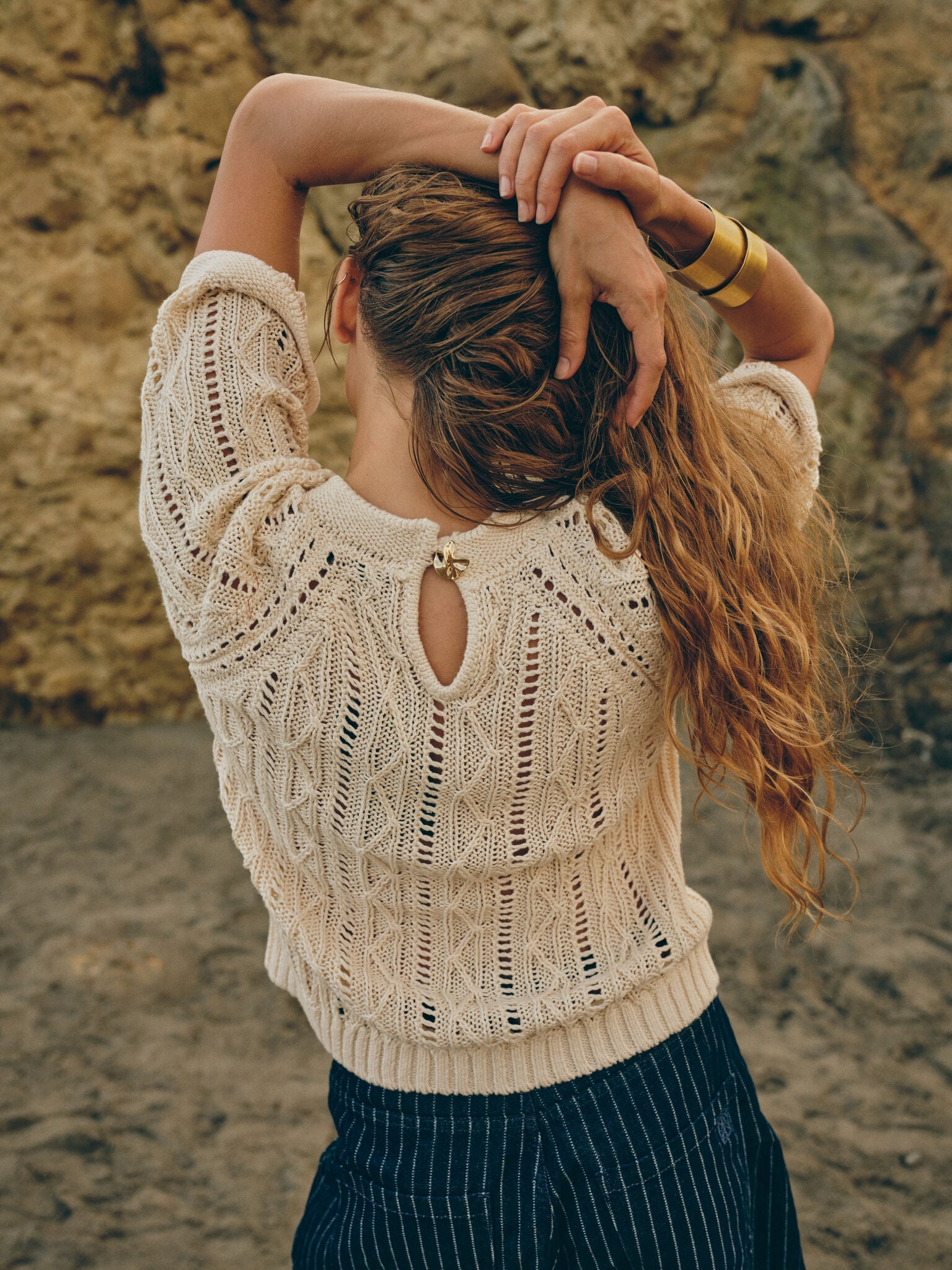 Modelshot / Ecru / Detail